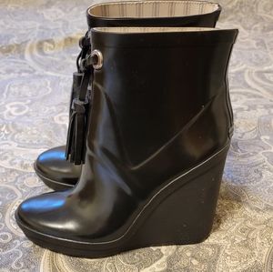 COACH rain shoes/wedges